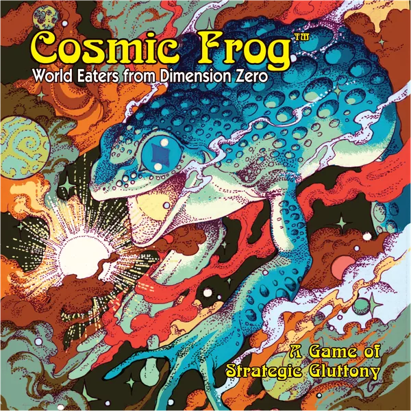 cosmic frog painting